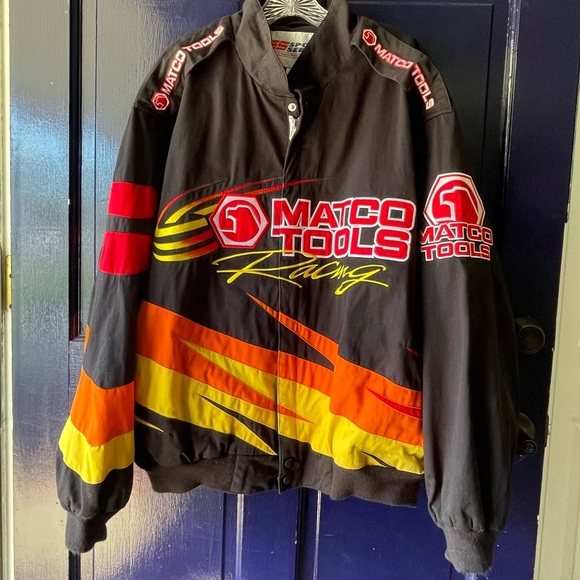 1990s Vintage Matco Tools Racing Jacket Sz L - Picture 1 of 7